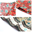 Deep V-Neck Summer Dress 2021 Beach Boho Floral Print Vintage Button Dresses Women Casual Loose A-Line Midi Long Elegant Robe