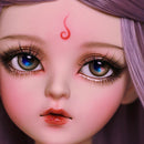 Puppe bjd 60cm Geschenke für Mädchen violettes Haar voller Satz Puppe Augen wechseln DIY Puppe bestes Valentinstagsgeschenk handgemachtes Schönheitsspielzeug