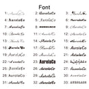 AurolaCo Custom Name Necklace Gold Old English Pendant Custom Stainless steel Nameplate Necklaces for Women Men Gifts Wholesale