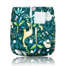 Miababy Hook&Loop OS Pocket Cloth Diaper,with one pockets,waterproof and breathable,for 3-15 kg baby