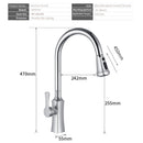 Kitchen Faucets Chrome Torneira Para Cozinha De Parede Crane For Kitchen Water Mixer Tap Black Sink Mixer Faucet 866388
