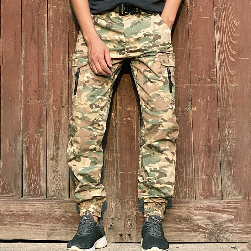 Pantalones Jogger tácticos de la marca Mege, ropa de calle para hombres, pantalones Cargo de camuflaje militar del Ejército de EE. UU., pantalones de trabajo, pantalones casuales urbanos