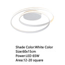 Modern Ceiling Lights For Living Room Bedroom Study Room dinning room White /black/gold color surface mounted Ceiling Lamp