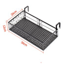 Hanging Rack Organizer Flower Pot Storage Basket Rack Closet Holders Balcony Rail Planter Shelf Fence Railing Flower Pots Holder