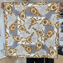 Fabulous Print 100% Twill Silk Scarf Shawl Womens Fashion Head Scarves Hijab 88*88cm