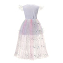 Halloween unicornio princesa vestido fiesta de cumpleaños Cosplay Ángel vestido niños malla tutú falda rosa encaje Sling disfraz para niñas