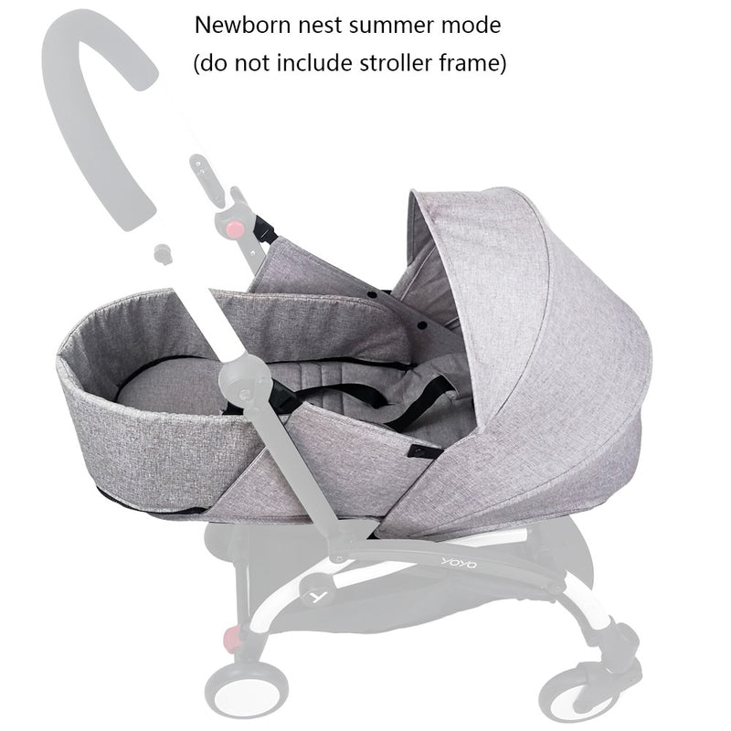 Kinderwagen Neugeborenen Nest Sommer Version Schlafsack Kinderwagen Zubehör Für Babyzen Yoyo Yoyo+ Yoya Sommer und Winter Korb