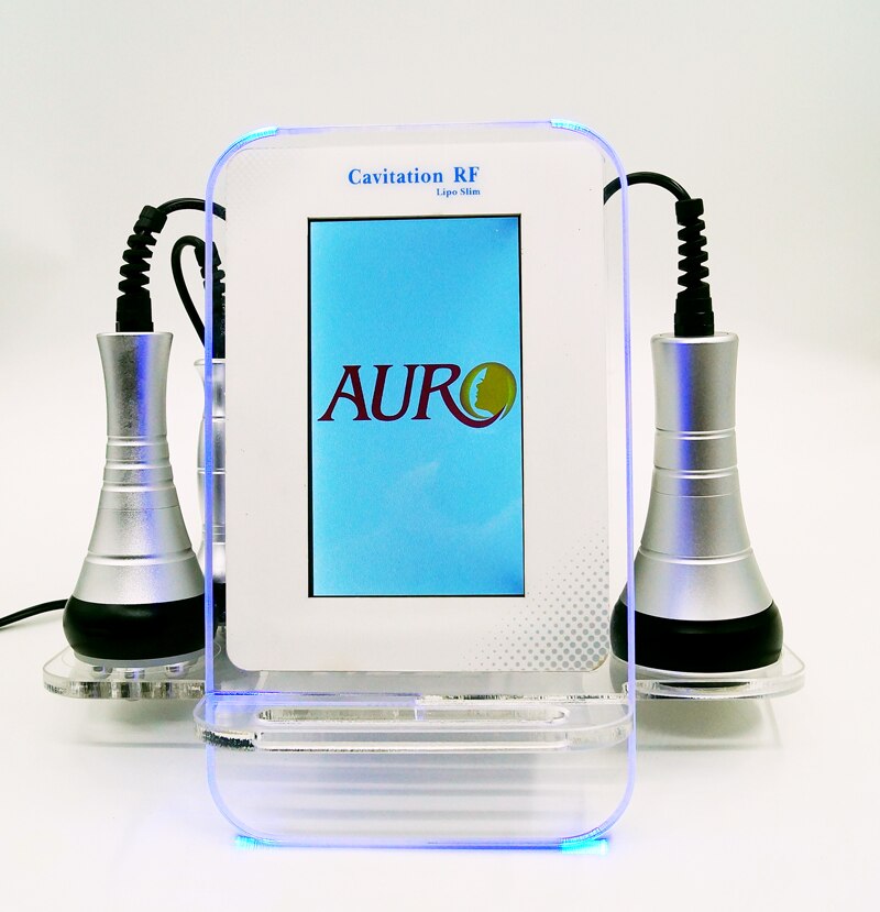 AURO 3 en 1 Ultrasónico 40K Cavitación RF Radio Frecuencia Body Shaper Pérdida de peso Adelgazante Máquina de belleza antiarrugas para Spa