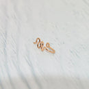 Piercing falso de plata 925 para la nariz, anillo bohemio para tabique, anillo de joyería para tabique falso lleno de oro hecho a mano, joyería de aro Punk