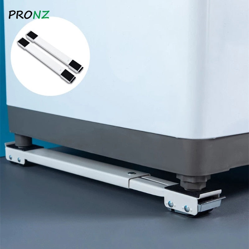 Washing Machine Stand Refrigerator Raised Base Dryer Holder Multi-functional Adjustable Home Appliance Mobile Roller Fixed Racks