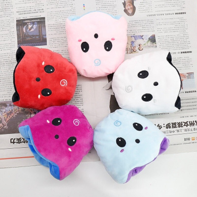 Mood Reversible Ghost Soft Toy Emotion Ghost Double Sided Plush Reversible Pumpkin Plushie Doll Two-sided Flipo Flip Dwustronna