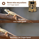 Cámara de caza de 12MP 1080P, cámara salvaje, cámara de vigilancia salvaje, visión nocturna, cámaras de exploración de vida silvestre, trampas para fotos, pista HT001B