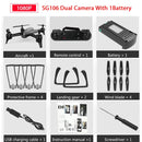 SG106 Drones With Camera HD 4K Dual Camera Optical Flow WiFi Video Helicopter RC Quadcopter For Toys Kid RTF Dron 4k Drone