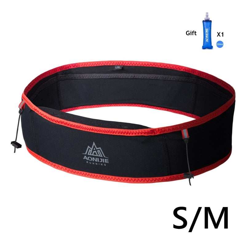 Aonijie Outdoor Waist Belt Bag Portable Ultralight Waist Packs Phone Holder For Trailing Running Camping With Water Soft Flask