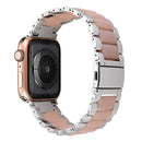 Correa de reloj de resina de acero inoxidable para apple watch 5 band 44mm iwatch 42mm Series 5 4 3 2 accesorios de muñeca loop 40m pulsera