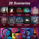 Yizhestudio Ring Lamp with tripod Dimmable Selfie Ring Light with stand color Annular tube photographic lighting For Live Studio