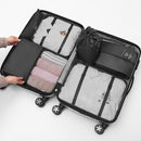 RUPUTIN 7 unids/set organizador de equipaje de viaje bolsa de almacenamiento de ropa bolsa de aseo cosmética impermeable de alta calidad accesorios de viaje