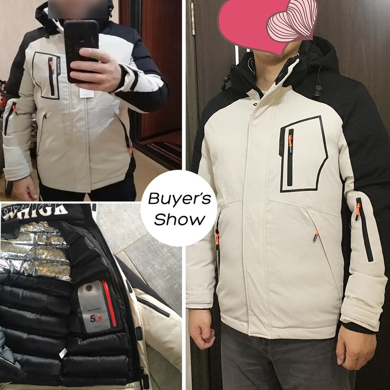 5XL Männer 2022 Winter Neue Outwear Dicke Warme Parkas Jacke Mantel Männer Lässige Winddichte Taschen Abnehmbare Mit Kapuze Parkas Jacke Männer