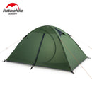 Naturehike 2 People Ultralight 20D Camping Tent Outdoor Cycling Trekking Hiking Backpacking Tents Waterproof PU4000 Green Orange