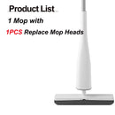 Fregona Eyliden de 180 grados, fregona autoescurridora, fregona exprimible con cabezas de fregona de esponja PVA, fregona para lavar el suelo, herramientas de limpieza del hogar