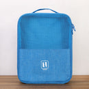 Bolsa de viaje para zapatos de 3 capas, organizador portátil, bolsa de almacenamiento, 3 pares de zapatos aptos para maleta con ruedas, bolso de equipaje de viaje XA48C