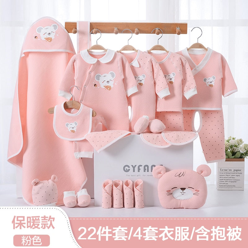 Newborn Clothes Outfits Baby Cotton Infant Clothing Suit Print NewBorn Boys Underwear Set