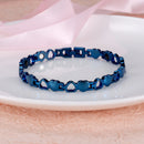 Rainso Fashion Stainless Steel Bracelet For Women With Magnet Energy Bio Health Care Jewerly Bracelet viking Lovers Hand Chain