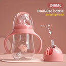 Baby bottles Drinking Cup Feeding Bottle Wide-Caliber Multifunctional   Drinking Milk Drinking Water Dual-use Bottle BPA Free