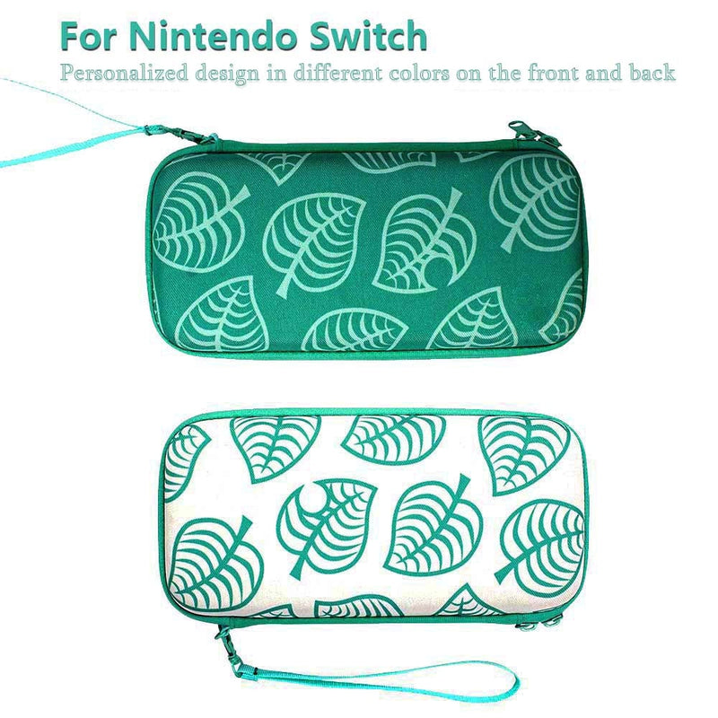 Accesorios de juego Animal Crossing para Nintendo Switch, bolsa de transporte de viaje, funda protectora, tapas de agarre de palo de pulgar, juego de cables de carga