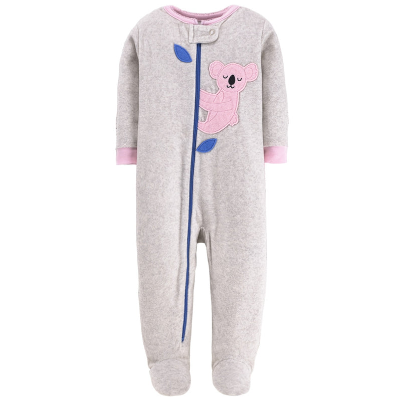 Baby Body Cat Strampler Baby Jungen Mädchen bedruckter Herbst Winter Strampler langärmliger einteiliger Pyjama