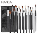 RANCAI Makeup Brushes Set 19pcs Foundation Powder Eyeshadow Contour Concealer Cosmetic Make up Brush With Bag Free Shipping