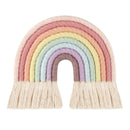 Nodic Style 8 Lines Hand-woven Rainbow Macrame Tapestry Baby Boys Baby Girls KIds Room Decor Wall hanging Decor Toys Home Decor