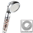 FOHEEL Shower Head Adjustable 3 Mode Shower Head Hand Shower High Pressure Water Saving One Button To Stop Water Shower Heads