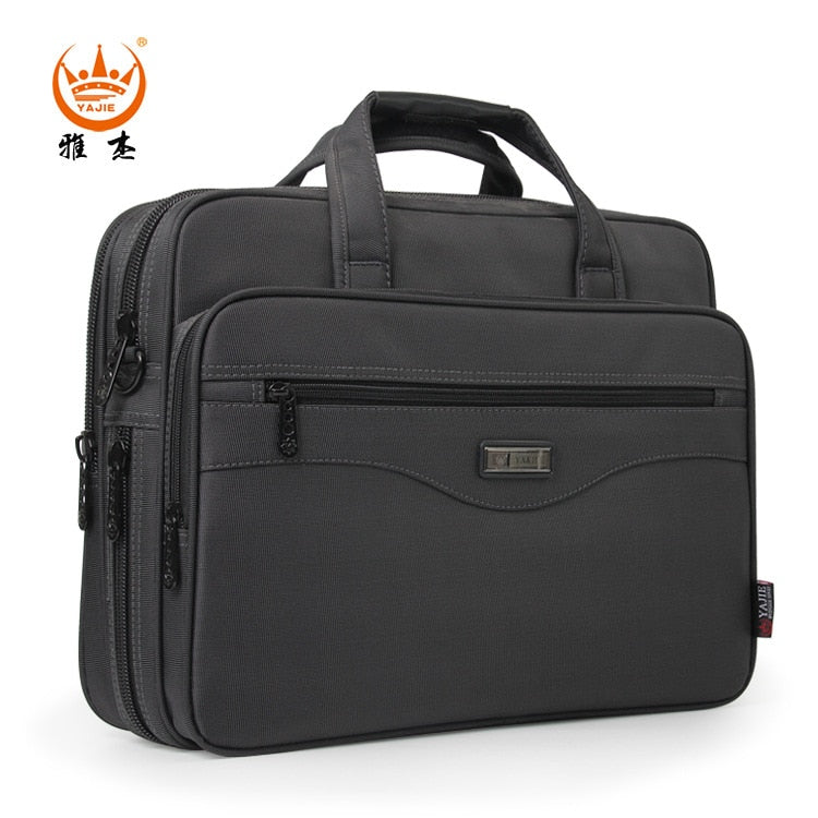 Bolsos para ordenador portátil para hombre, bolso de un solo hombro de gran capacidad, maletín de negocios a la moda para hombre, marca de 15 "para HP, DELL, Lenovo, Apple, Acer, Asus