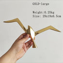 American Luxury Pure Copper Creative Bird Seagull pigeon Hanging Wall Decoration Retro Industrial Ornament Living Room Sea Gull