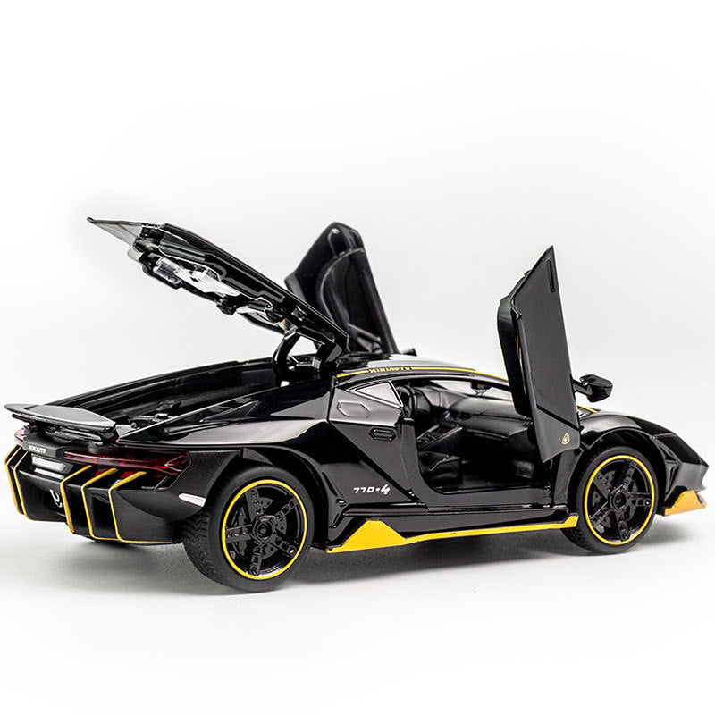 LP770 LP750 1:32 Lambos Car Alloy Sports Car Model Diecast Sound Super Racing Lifting Tail Hot Car Wheel For Children Gifts