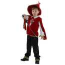 Kids Child Red Medieval Knight Musketeer Costume Greek Roman Warrior Cosplay for Boys Halloween Carnival Mardi Gras Fancy Dress