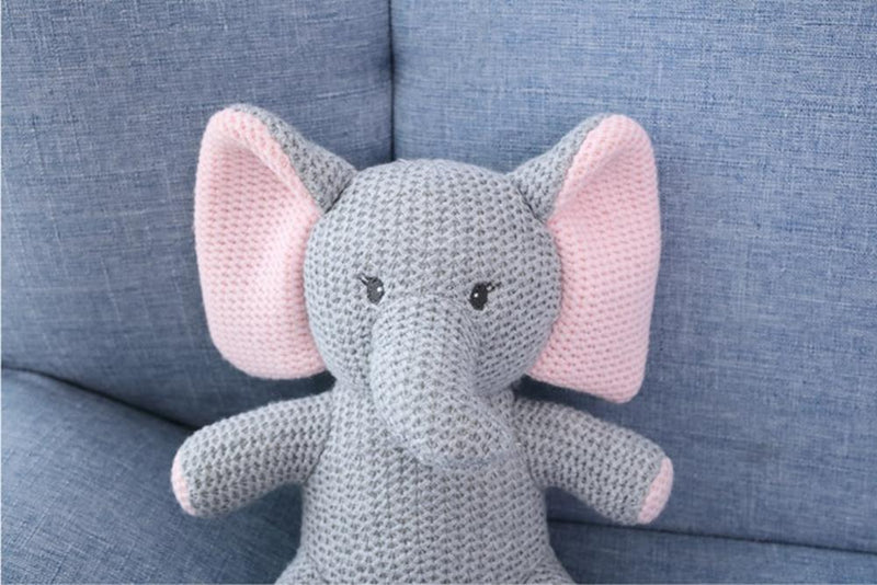 Corea ins caliente conejo elefante unicornio peluche campana lindo bebé muñeca calmante tejido alta calidad regalo de cumpleaños para niños recién nacidos