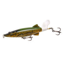 13cm 16g nuevo Whopper Plopper flotante Popper señuelo de Pesca con cola suave giratoria Artificial cebo duro Swimbait Pesca