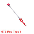 Titanium Ti Skewer QR Mountain Bikes Quick Release Skewer lever MTB Bicycle Cycling Hub Road Bike Quick Release MTB parts