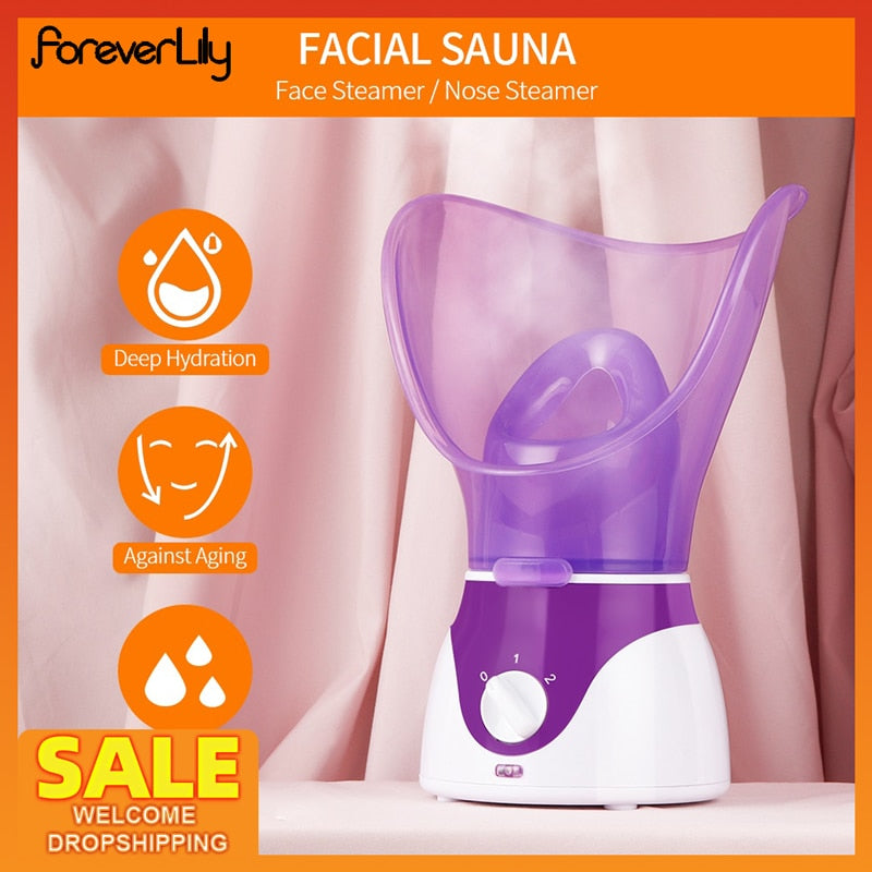 50ML Gesichtsheizung Sprayer Gesicht Nase Dampfer Luftbefeuchter Haut Feuchtigkeitsspendende Poren Reinigung Aromatherapie Sauna Home Beauty Gerät