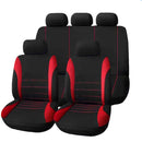 Funda de asiento de coche que se adapta a la mayoría de los coches, camiones, SUV o furgonetas, Protector de cojín automático transpirable, tela de poliéster, accesorios interiores universales
