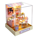 Puppenhausmöbel Diy Miniatur 3D Holzminiaturen Puppenhaus Spielzeug für Kinder Geburtstagsgeschenke Casa Kitten Diary H013