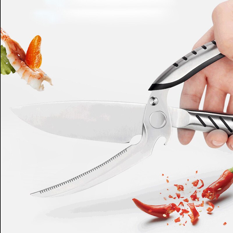 XITUO Hot kitchen multi-function scissors German stainless steel chicken bone scissors monster scissors chef knife kitchen tools