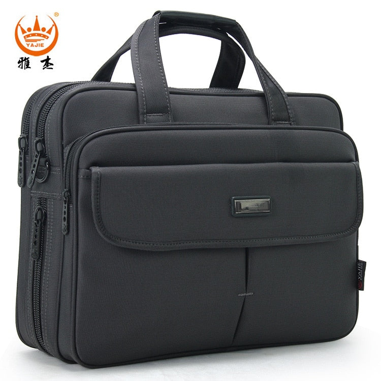 Bolsos para ordenador portátil para hombre, bolso de un solo hombro de gran capacidad, maletín de negocios a la moda para hombre, marca de 15 "para HP, DELL, Lenovo, Apple, Acer, Asus