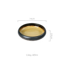 1Pcs KINGLANG Creative Kiln Ice Split Glaze Ceramic Plate Japanese Sushi Sashimi Plate Dish Salad Plate