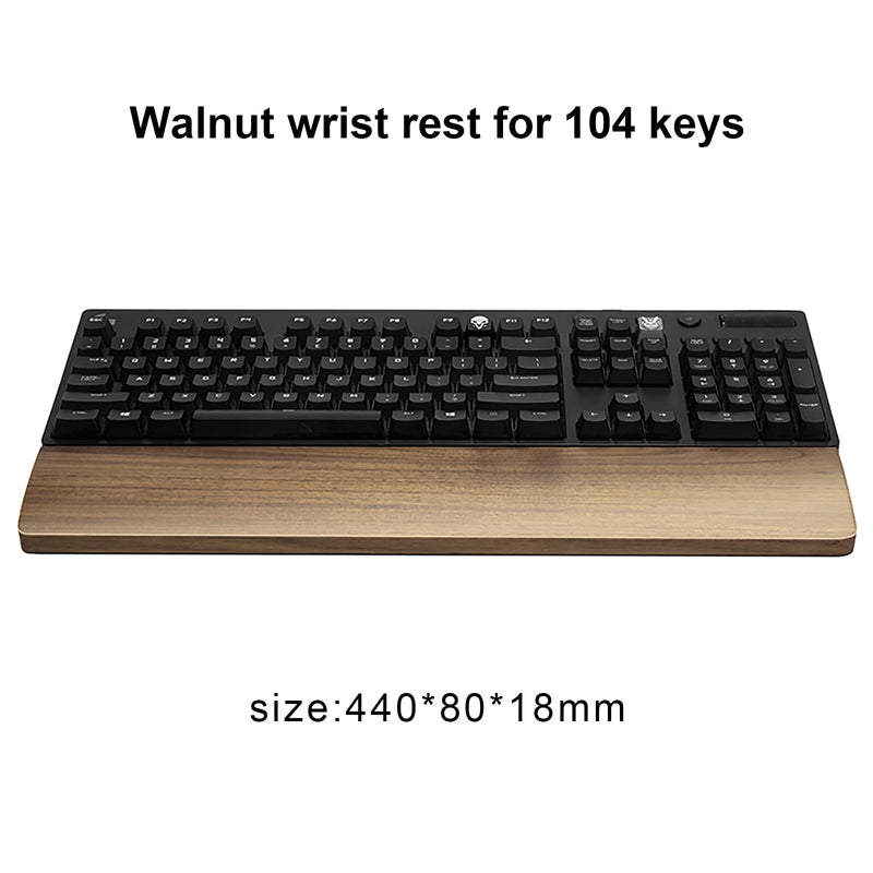 Walnut Wooden Keyboard Wrist Rest Vaydeer Ergonomic Gaming Desk Wrist Pad Support