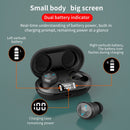 C6 TWS Wireless Bluetooth V5.0 Earphone 9D Stereo Touch Control  Noise  Sports Waterproof Headphones with LED and Dual Mic Heads