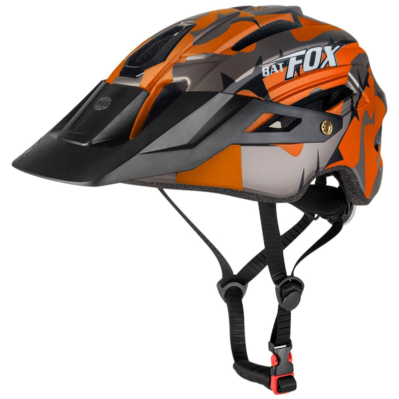 2022 New Batfox Fahrradhelm für Erwachsene Männer Frauen MTB Bike Mountain Road Radfahren Sicherheit Outdoor Sports Safty Helm