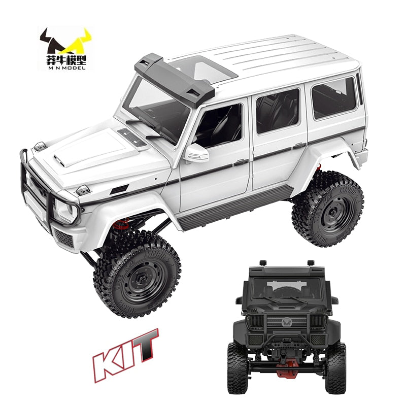 MN Car MN86K 1:12 KIT 2.4G 4WD Unassembled G500 230MM Wheelbase Crawler Off Road Truck WPL MN RC Car 1/12 DIY 390 Brushed Motor